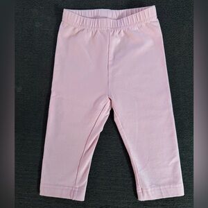 Hanna Andersson Light Pink Kids Cropped Leggings